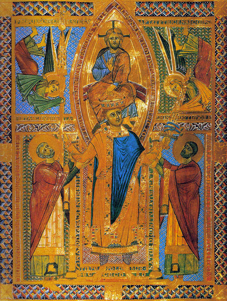 Henry II  Holy Roman Emperor  ca. 1010  reigned 1014-1024 from the Imperial Sacramentary  Bayerische Staatsbibliothek  Munchen
